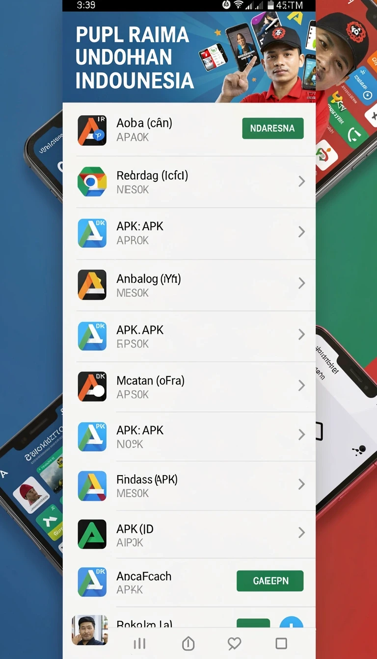 Cuplikan layar menu unduhan halkis4d untuk perangkat Android